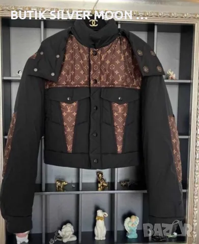 Дамско Зимно Яке 🔥 S-2XL 🔥 LOUIS VUITTON , снимка 3 - Якета - 47393825