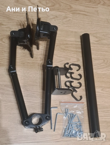 Стойка за 2 монитора Arctic - Z2 Basic, снимка 7 - Други - 52541328