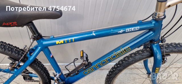 Алуминиев велосипед CANNONDALE колело 26", снимка 4 - Велосипеди - 53792733