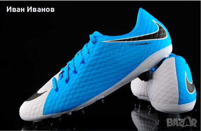 бутонки Nike Hypervenom Phelon III AG-PRO  номер 38б-38,5, снимка 2 - Футбол - 46218583