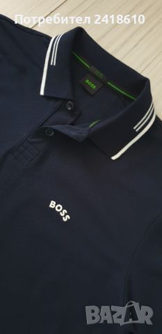 Hugo Boss Paul Curved Stetch Slim Fit Mens Size L НОВО! ОРИГИНАЛ! Мъжка Тениска!, снимка 2 - Тениски - 46308040