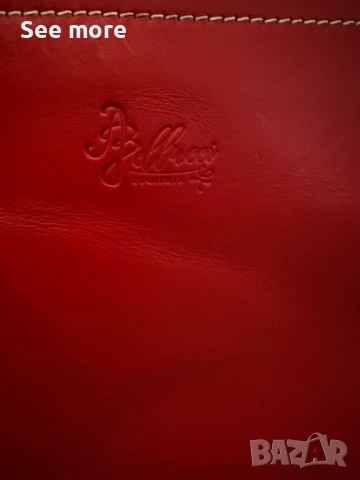 A.BELLUCCI Made in Italy чанта естествена кожа, снимка 5 - Чанти - 50591186