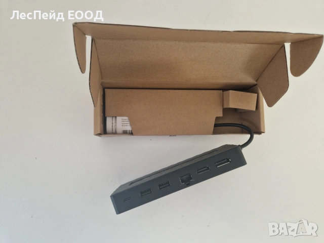 HP Universal USB-C Multiport Hub нов, модел 50H55UT докинг станция, снимка 2 - Лаптоп аксесоари - 53910439