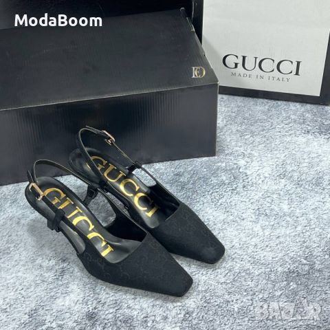 🖤Gucci стилни уникални дамски черни комплекти🖤, снимка 3 - Дамски обувки на ток - 46507036