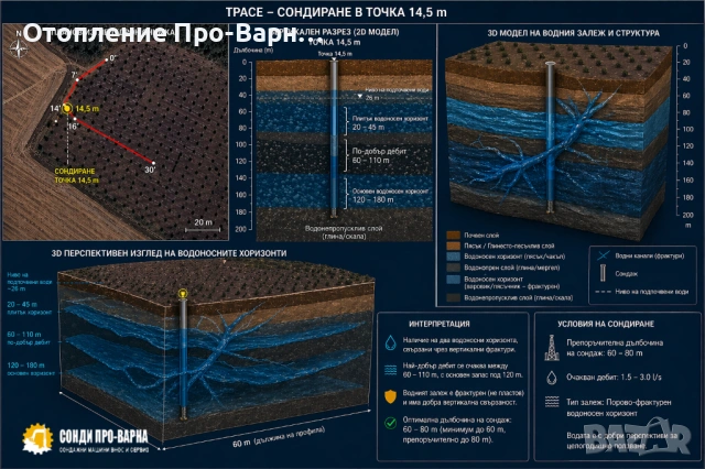 ПРОФЕСИОНАЛНО ГЕОФИЗИЧНО ИЗМЕРВАНЕ (ERT) – 32-КАНАЛЕН ТОМОГРАФ ЗА ВОДА/ ШУМЕН, снимка 10 - Други услуги - 54279067