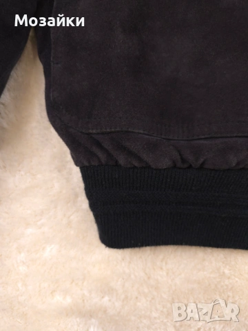 Italian Vintage кожено яке бомбер Valstar стил 80-те като ново, снимка 4 - Якета - 53596410