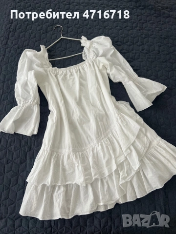 бяла рокля. празнична, снимка 7 - Рокли - 53194480