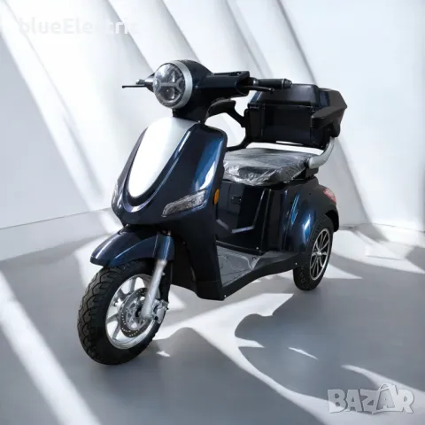 Електрическа Триколка blueElectric BM1-LUX 2000W | 60V | 24Ah | BLUE/GRAY, снимка 5 - Мотоциклети и мототехника - 49745653