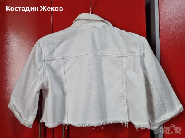 Дамско оригинално дънково якенце.  ZARA , снимка 4 - Якета - 47094575