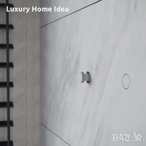 Комплект закачалки за скрит монтаж от плочка - Къси (4 броя) 