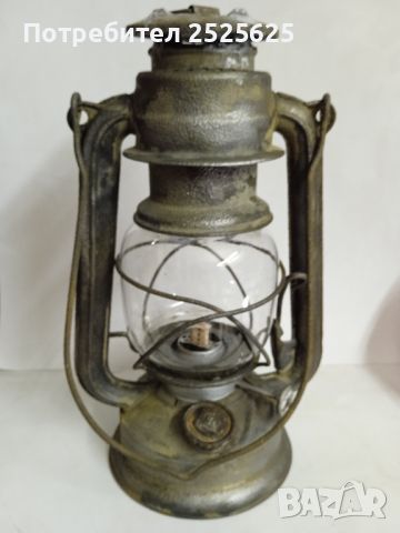 Стар газен фенер "Feuerhand 275", снимка 2 - Антикварни и старинни предмети - 46287417