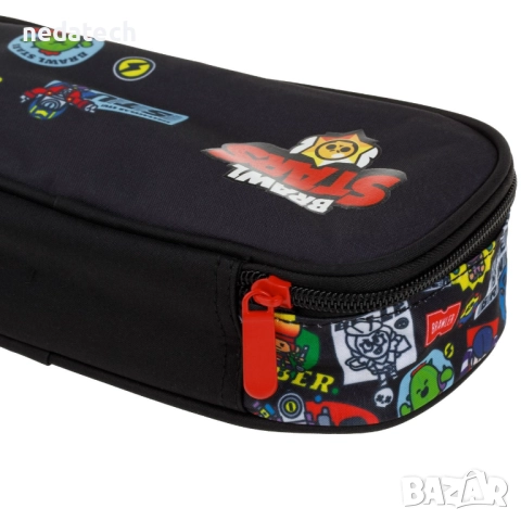 Несесер Brawl Stars, Черен, 23x5x10см., снимка 3 - Ученически пособия, канцеларски материали - 51592787