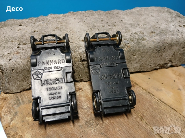 Стари пластмасови руски колички Panhard Tbilisi., снимка 7 - Колекции - 51541902