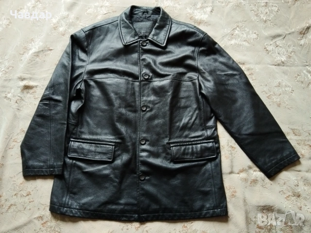 Мъжко кожено яке CANDA - размер XL/XXL, снимка 2 - Якета - 53488970