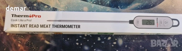 ThermoPro дигитален термометър за месо, термометър за храна, сонда 14,5 см, снимка 10 - Други стоки за дома - 53825550