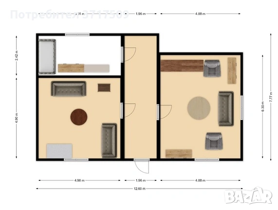 Продавам къща с двор, снимка 14 - Къщи - 54018461