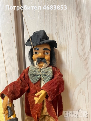 Оригинална таетрална марионетка, снимка 2 - Антикварни и старинни предмети - 52804709
