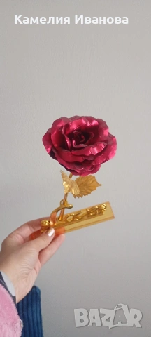 Страхотни комплекти 5 в 1  за Свети Валентин -вечна роза ,часовници,ключодържатели сърце , снимка 3 - Романтични подаръци - 51006542