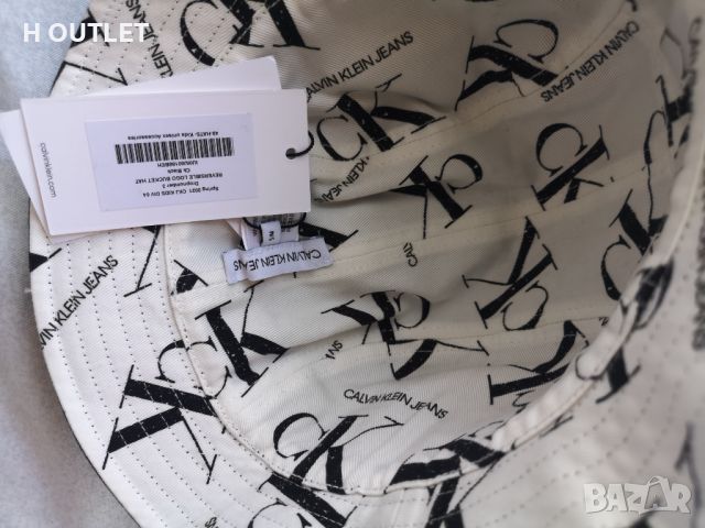 Детска оригинална шапка тип идиотка CALVIN KLEIN OS /511/, снимка 5 - Шапки - 46501439