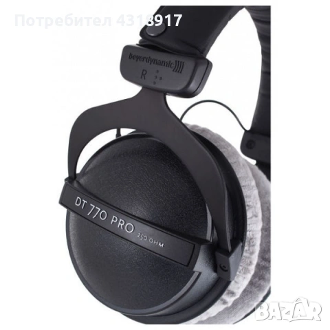 Студийни слушалки Beyerdynamic, DT-770 Pro 250 Ohm, снимка 3 - Слушалки и портативни колонки - 53797205