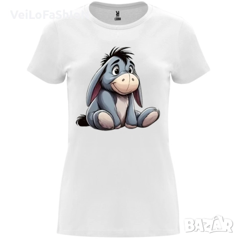 Нова дамска тениска с Йори - Магаренцето от Мечо Пух в три цвята, снимка 3 - Тениски - 48705158