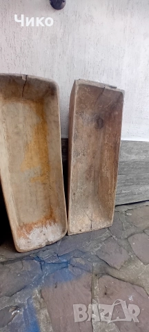 3бр стари дървени нощви, снимка 3 - Антикварни и старинни предмети - 52656041