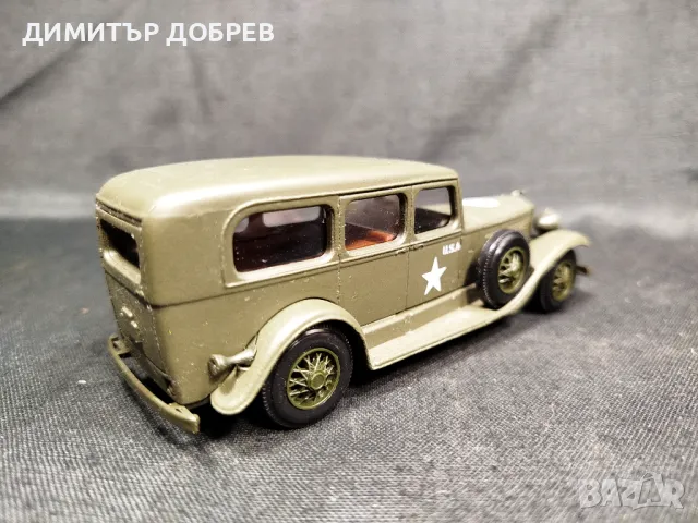 1/43 МЕТАЛНА КОЛИЧКА МАЩАБЕН МОДЕЛ 1931 CADILLAC V16 SOLIDO FRANCE, снимка 4 - Колекции - 48932960