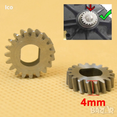 Ремонтен комплект зъбно колело 18/19 зъба за люк шибедах , снимка 2 - Аксесоари и консумативи - 53640853