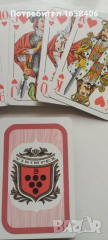 Стари карти за игра ГДР, снимка 5 - Колекции - 53348116