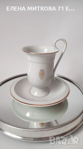 *Burg lindau porzellan* чисто нов луксозен комплект от два двойни сета + лъжички, снимка 9 - Сервизи - 54128357