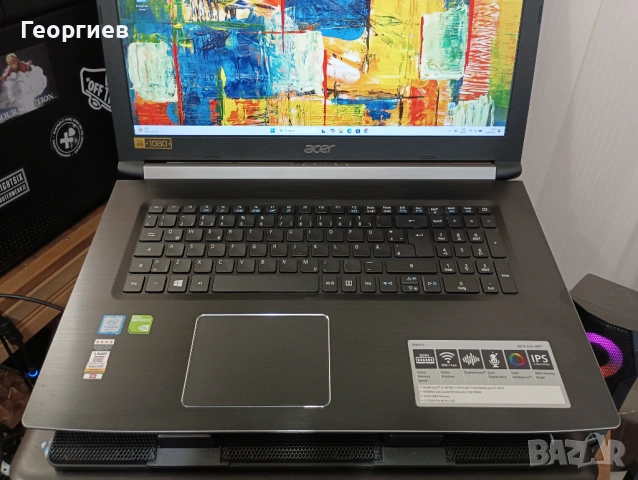 Лаптоп Acer Aspire 5 A517-51G i5-8250U 17.3, снимка 2 - Лаптопи за игри - 54117803