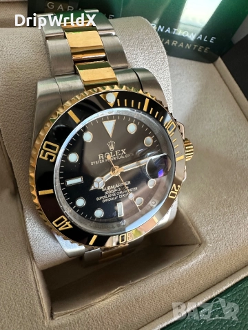 Rolex Submariner Twotone 41mm, снимка 5 - Мъжки - 52941053