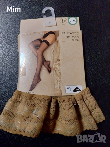 Fantastic L/ XL 15 den Дамски чорапи с дантела 