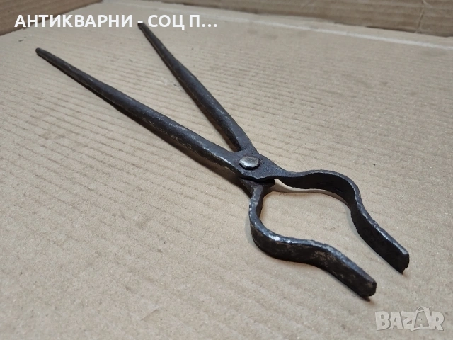 Стари Ковани Ковашки Клещи. / НОМЕР 1763., снимка 3 - Антикварни и старинни предмети - 53991416