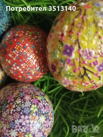 5 бр. уникално декорирани великденски яйца, снимка 3 - Декорация за дома - 53115083