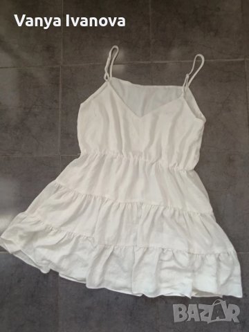 Tussah нежна бяла рокля, снимка 3 - Рокли - 50753888