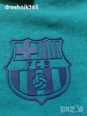 FC Barcelona Polo Тениска/Мъжка S, снимка 4 - Тениски - 46060729