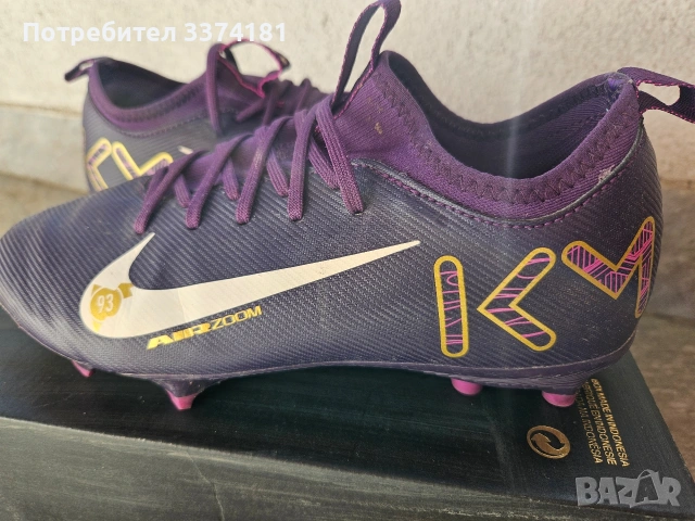 Детски бутонки Nike Zoom Kylian Mbappè, снимка 5 - Детски маратонки - 54243239