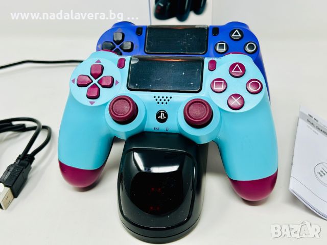 Зарядна станция за джойстик PS4 controller dual charging dock Плейстейшън, снимка 7 - Аксесоари - 39059420