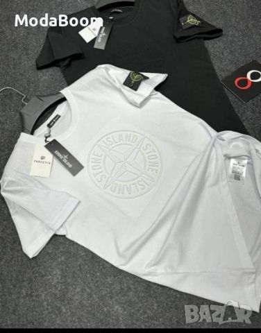 Stone Island • Стилни Мъжки Тениски • Два Цвята , снимка 1 - Тениски - 46729599