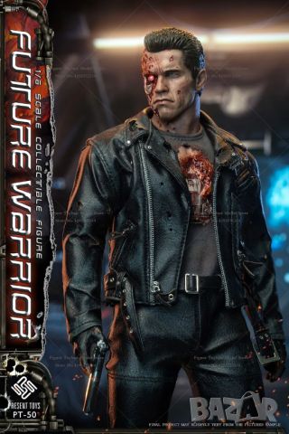 PRESENT TOYS  PT-SP51 1/6 T800 Arnold Warrior Movie Action Figure, снимка 2 - Колекции - 45810584