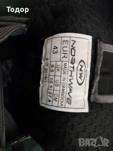 Oбувки за колоездене (mountain bike) Northwave clan Grey 43 номер, снимка 2 - Спортна екипировка - 50943858