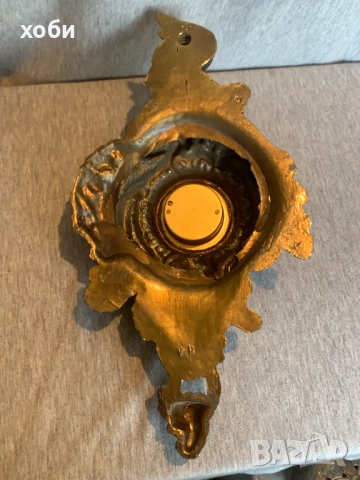 стар масивен бронзов барометър , снимка 6 - Антикварни и старинни предмети - 52976073