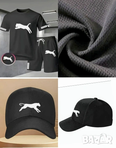 Летен комплект Панталонки +блузка+шапка 