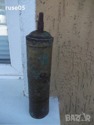 Машинка за мелене на чер пипер и др. бронзова стара - 6