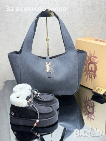 Prada🔝UGG🔝Miu Miu Дамски Меки И Топли Боти🔝Меки И Топли Чехли🔝Дамска Чанта Код SK763, снимка 2 - Дамски боти - 53170860