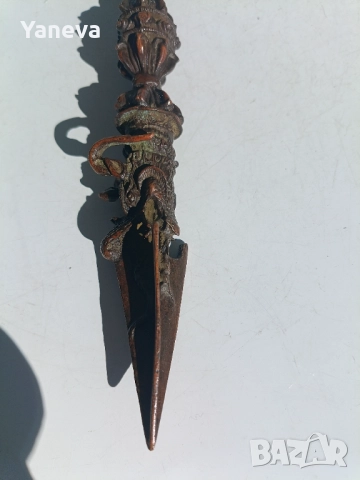 Бронзова кама от Камбоджа , снимка 7 - Статуетки - 52945426