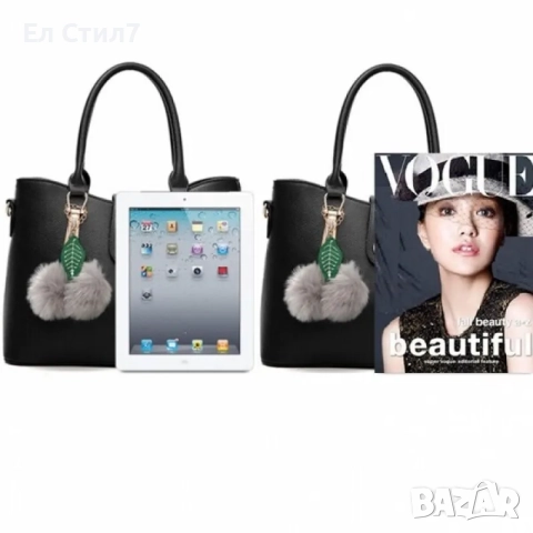 💕Дамска чанта 3 части, снимка 9 - Чанти - 52355240