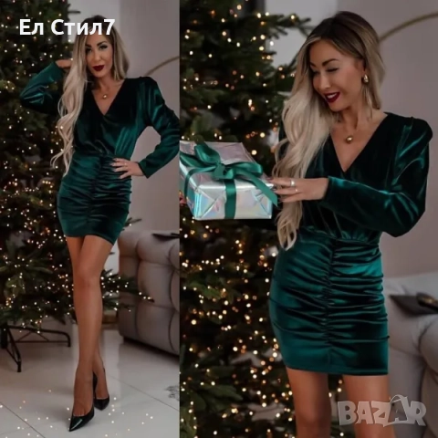 J Дамска рлюшена рокля 