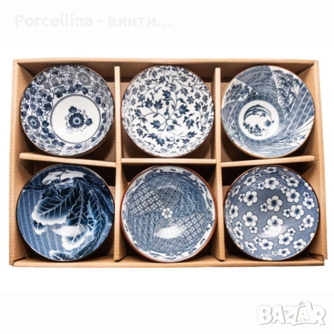 Комплект от 6 керамични купички  